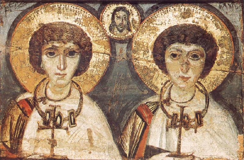 unknow artist Saint Sergius and Saint Bacchus